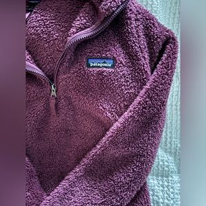 Patagonia quarter zip Sherpa fabric pull over